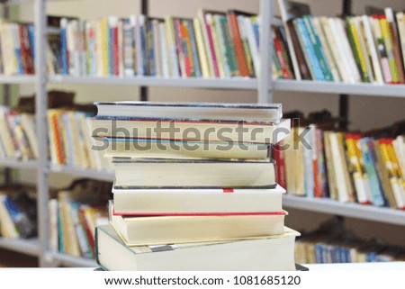 Books in library