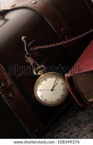 Antique looking clock.