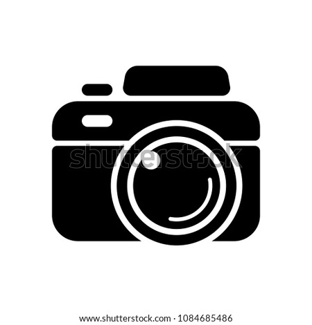 Photo camera, simple icon