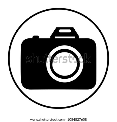 photocamera vector icon