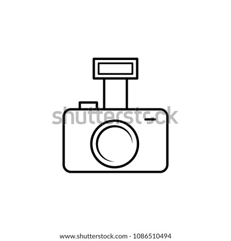 camera icon. Element of media and news for mobile concept and web apps. Detailed camera icon can be used for web and mobile. Premium icon on white background