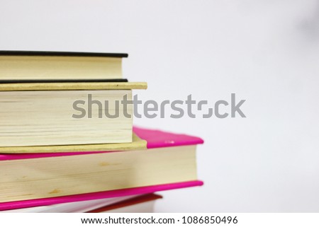 Books on the table