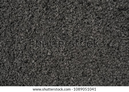 Black asphalt surface texture