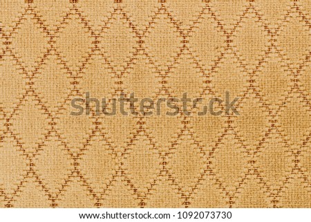Texture of brown modern style, Detail cloth of denim for pattern and background, Close up