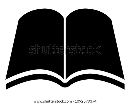 Vector illustration of an Open Book Icon