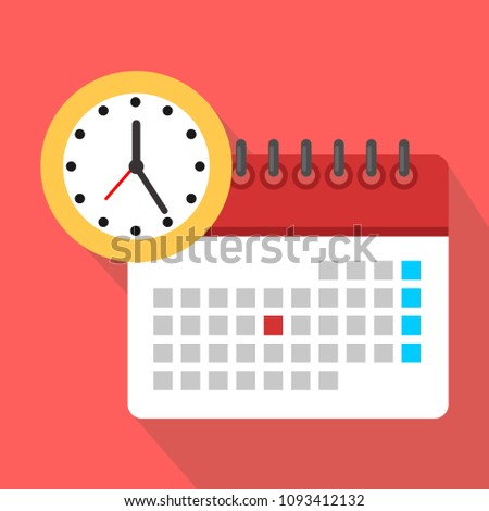 Time clock calendar work planning