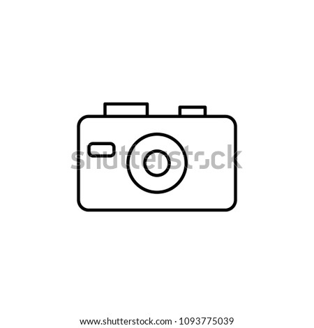 camera icon. Element of travel icon for mobile concept and web apps. Thin line camera icon can be used for web and mobile. Premium icon on white background