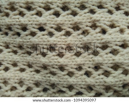 Knitting background scarf