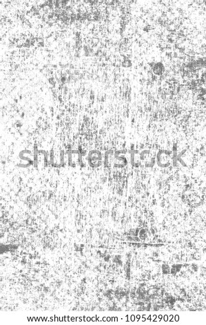 Grunge black and white pattern. Monochrome particles abstract texture. Dark design background surface. Gray printing element