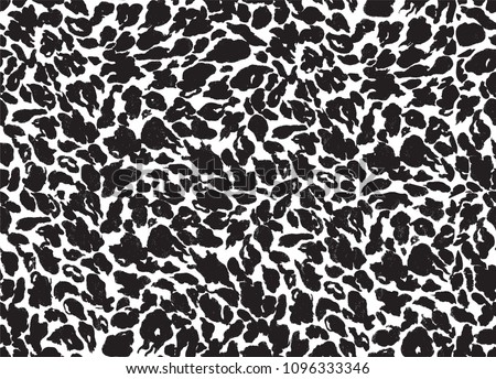 Pattern of the spotted animal fur