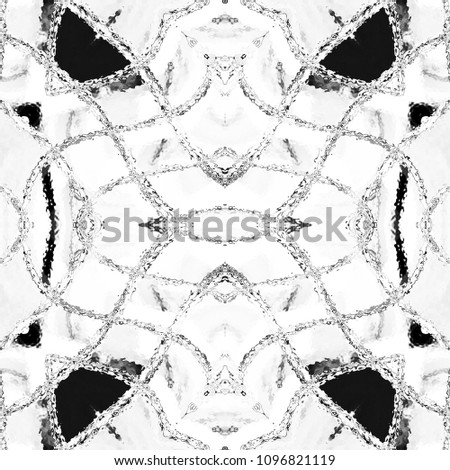 Black and white square pattern for ceramic tiles, backgrounds and design