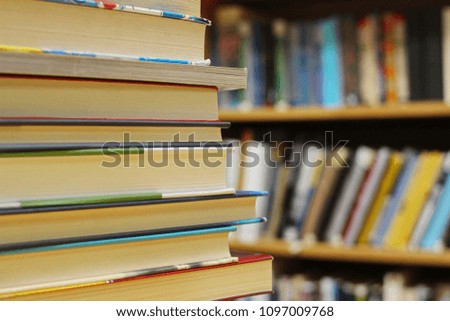 Books in the library