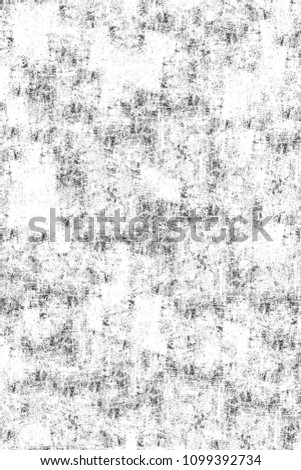Grunge black and white pattern. Monochrome particles abstract texture. Gray printing element