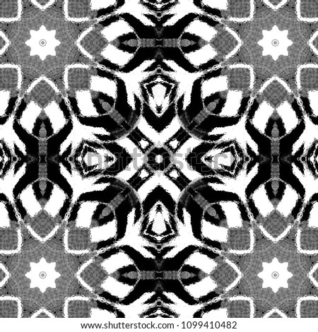 Black and white pattern for textile, ceramic tiles and designs