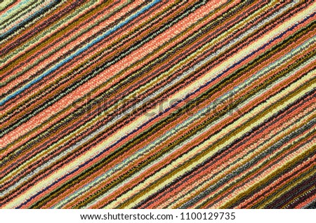 Colorful Stripe Carpet Background for Design Element
