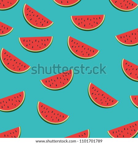fresh watermelon fruit pattern background