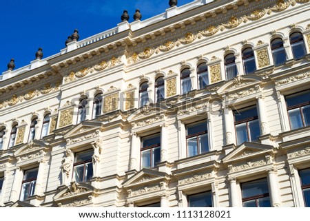 Prague Baroque Architecture at New Town Quarter, Czrch Republic