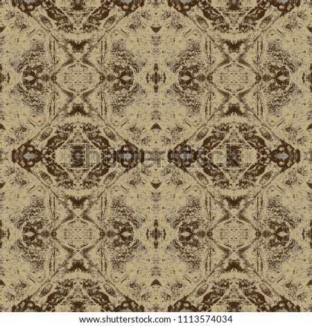 Bright kaleidoscope pattern. Watercolor elements. Shibori print. Batik tie-dye. Abstract decorative motif. Seamless watercolor patterned tile for textile, ceramics, interior decoration
