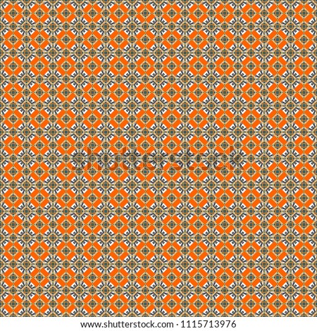 Gray, yellow and orange background texture. Endless abstract seamless pattern.