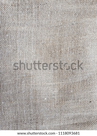 Old linen bag