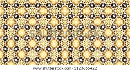 Sloping colorful seamless ornament for design and backgrounds