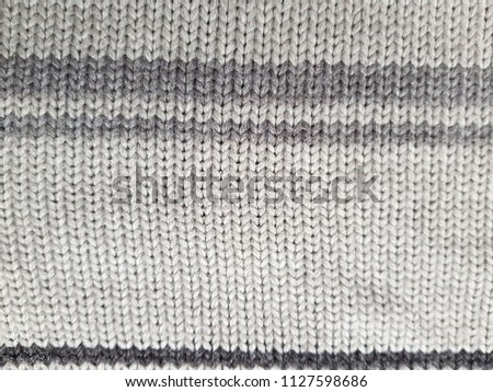 wool textured striped fabric