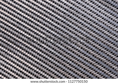 Background of diagonal Metallic mesh net texture