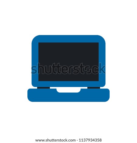 laptop pc vector icon