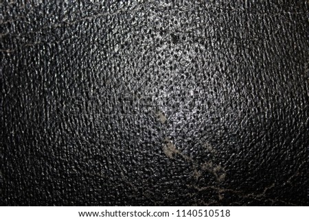 Texture of old leather.Macro.Russia.