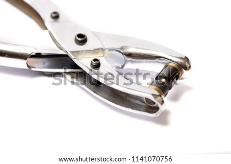 Septum pliers on a white background