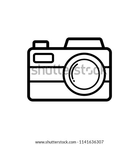 digital camera icon vector