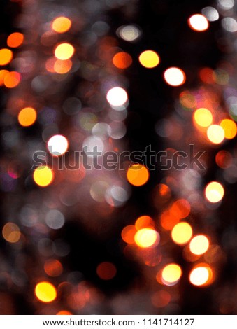 Abstract shine light effect. Blurred defocused lights