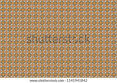 Seamless geometric raster pattern, oriental style in red, beige and gray colors.