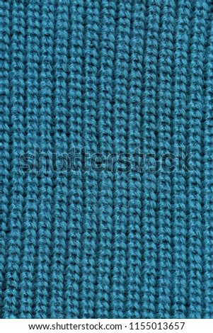 Teal wool background texture