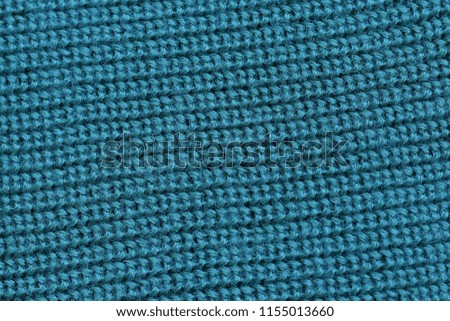 Teal wool background texture