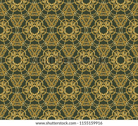classic golden pattern. golden ornament in arabian style. Geometric abstract background. Pattern for wallpapers and backgrounds.