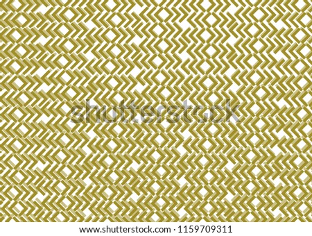 Geometric pattern. Gold and white abstract background. Design for decor, prints.
