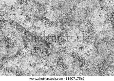 Black white grunge background. Seamless texture of cracks, chips, scratches, stains, dust. Monochrome vintage surface in urban style