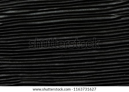 black textile texture detail
