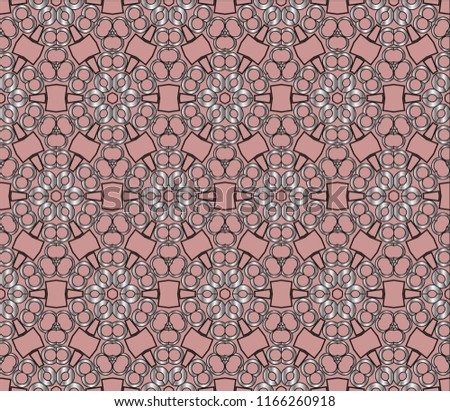Seamless silver ornament in arabian style. Geometric abstract background. Pattern for wallpapers and backgrounds.