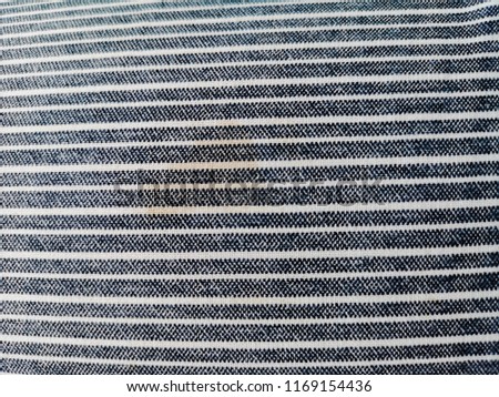 Blue and white patterned fabrics are dirty.
 Empty with copy space for text.