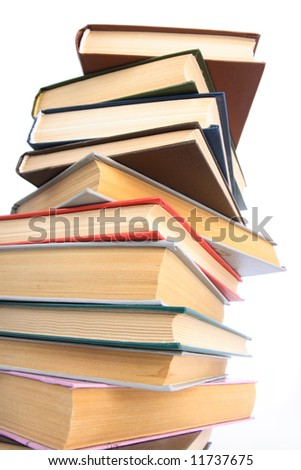The Books built in high pile.