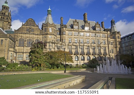 Sheffield Town Hall, South Yorkshire, UK