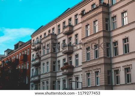 some beautiful houses at prenzlauer berg, germany