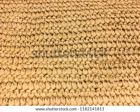 Meshwork of wooden reed wicker texture background
