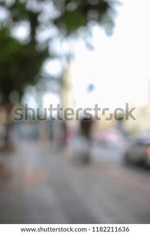Street blur background.