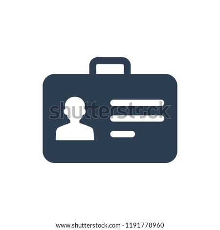 Identity card icon