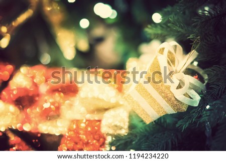 Vintage Christmas decorations background