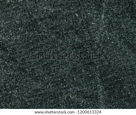 worn dark gray textile texture closeup, useful as  background for design-works