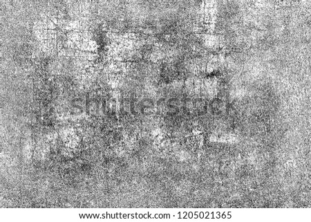 Texture of black scratches, cracks, scuffs, chips on white background